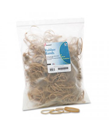 7510015783514 SKILCRAFT RUBBER BANDS, SIZE 54 (ASSORTED), ASSORTED GAUGES, BEIGE, 1 LB BOX, 1,900/PACK