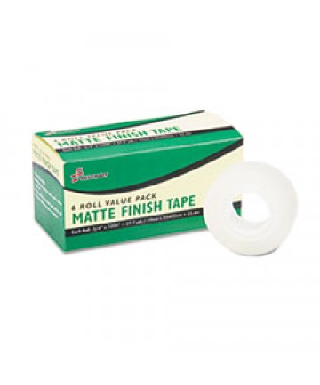 7510015806226 SKILCRAFT OFFICE TAPE MATTE FINISH, 1" CORE, 0.75" X 83.33 FT, CLEAR, 6/PACK