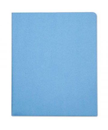 7510005842490 SKILCRAFT DOUBLE POCKET PORTFOLIO, LETTER SIZE, LIGHT BLUE, 25/BOX