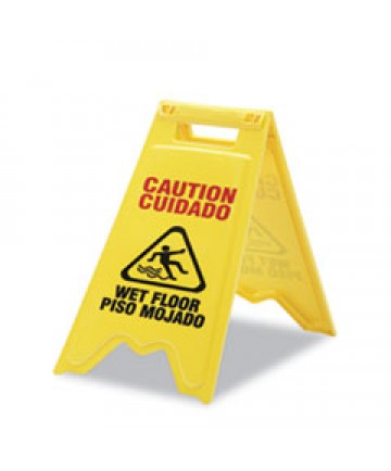 9905015882362 SKILCRA FT WET FLOOR SIGN, ENGLISH AND SPANISH,