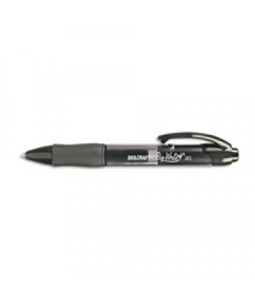 7520015882363 SKILCRAFT BIOWRITE RETRACTABLE GEL PEN, 0.7MM, BLACK INK, TRANSLUCENT BLACK BARREL, DOZEN