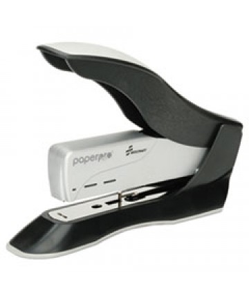7520015984238 SKILCRAFT PAPERPRO HEAVY-DUTY SPRING-POWERED STAPLER, 100-SHEET CAPACITY, BLACK/SILVER