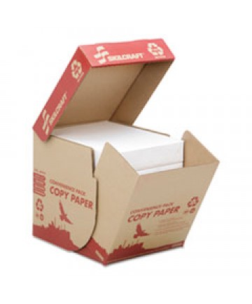 7530016111896 SKILCRAFT RECYCLED COPY PAPER, 92 BRIGHT, 20LB, 8.5 X 11, WHITE, 500 SHEETS/REAM, 5 REAMS/CARTON