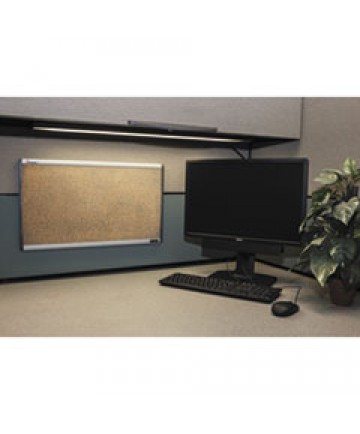 7195016222141 SKILCRAFT QUARTET CUBICLE CORK BOARD, 24 X 14, ALUMINUM FRAME