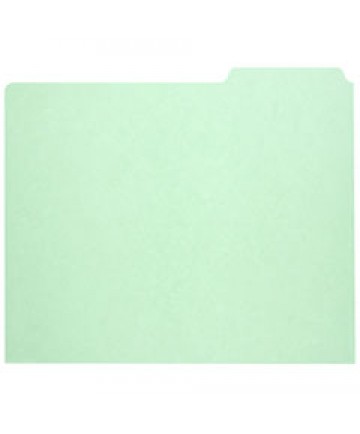 7530009886515 SKILCRAFT FILE GUIDE CARD, 3-TAB, 11.75 X 10, LIGHT GREEN, 1 SET