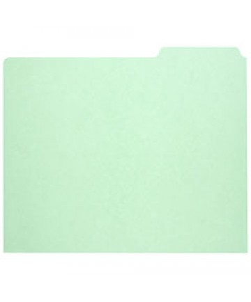 7530009886515 SKILCRAFT FILE GUIDE CARD, 3-TAB, 11.75 X 10, LIGHT GREEN, 1 SET