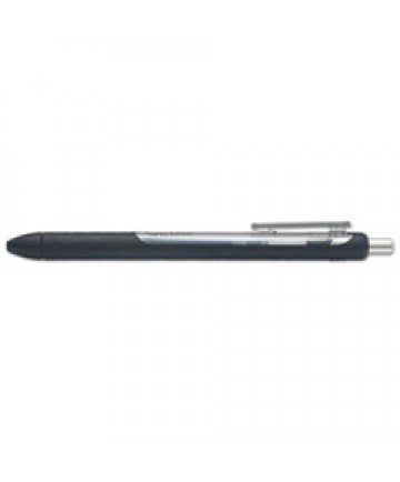 INKJOY RETRACTABLE GEL PEN, MICRO 0.5MM, BLACK INK/BARREL, DOZEN