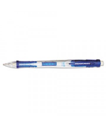 CLEAR POINT MECHANICAL PENCIL, 0.7 MM, HB (#2.5), BLACK LEAD, BLUE BARREL