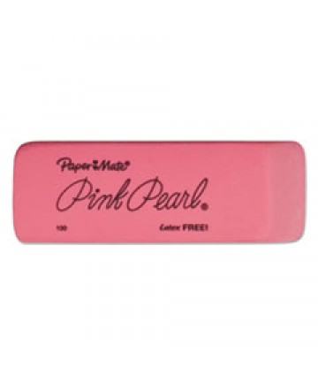PINK PEARL ERASER, RECTANGULAR, MEDIUM, ELASTOMER, 24/BOX