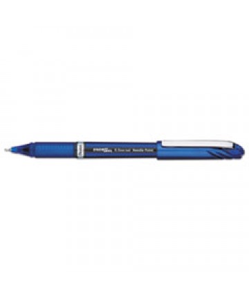 ENERGEL NV STICK GEL PEN, 0.5 MM NEEDLE TIP, BLUE INK/BARREL, DOZEN
