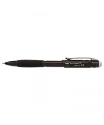 TWIST-ERASE GT PENCILS, 0.5 MM, HB (#2.5), BLACK LEAD, BLACK BARREL