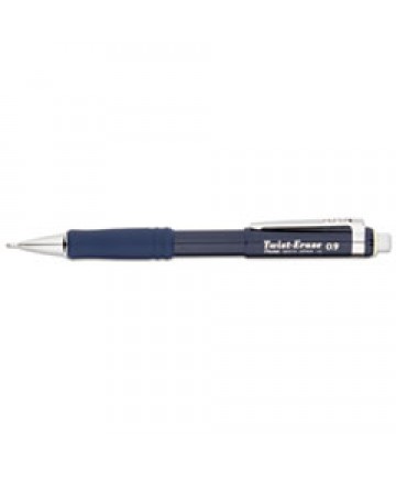 TWIST-ERASE III MECHANICAL PENCIL, 0.9 MM, HB (#2.5), BLACK LEAD, BLUE BARREL