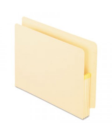 MANILA DROP FRONT SHELF FILE POCKETS, 3.5" EXPANSION, LETTER SIZE, MANILA, 25/BOX