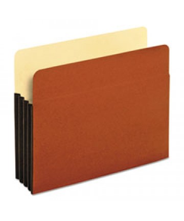 FILE POCKET W/ TYVEK, 3.5" EXPANSION, LETTER SIZE, REDROPE, 10/BOX