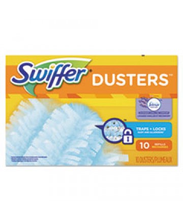 Refill Dusters, Dust Lock Fiber, Light Blue, Lavender Vanilla Scent, 10/box