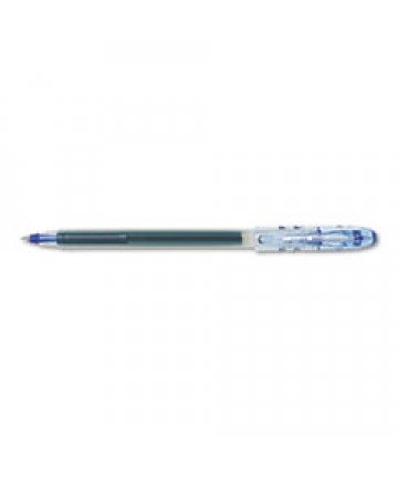 NEO-GEL STICK GEL PEN, FINE 0.7MM, BLUE INK/BARREL, DOZEN