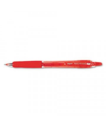 PRECISE GEL BEGREEN RETRACTABLE GEL PEN, FINE 0.7MM, RED INK/BARREL, DOZEN