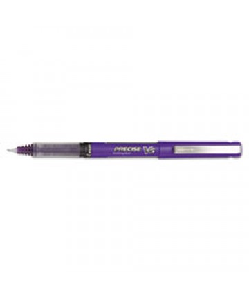 PRECISE V5 STICK ROLLER BALL PEN, 0.5MM, PURPLE INK/BARREL, DOZEN