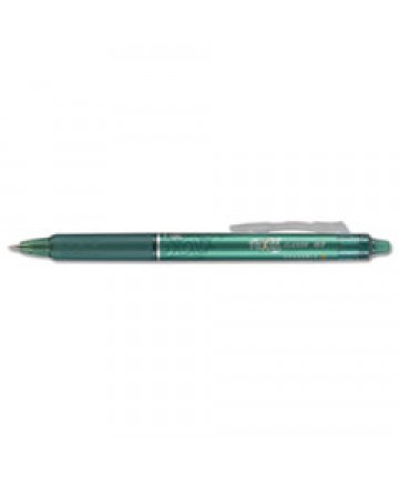 FRIXION CLICKER ERASABLE RETRACTABLE GEL PEN, 0.7 MM, GREEN INK/BARREL, DOZEN