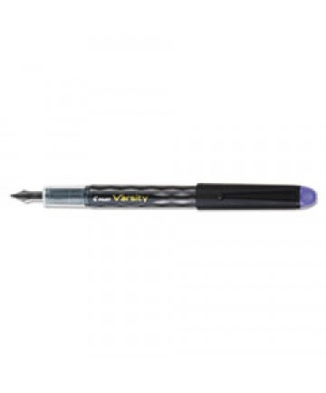 VARSITY FOUNTAIN PEN, MEDIUM 1MM, PURPLE INK, GRAY PATTERN WRAP BARREL