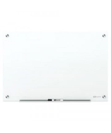 Brilliance Glass Dry-Erase Boards, 96 x 48, White Surface