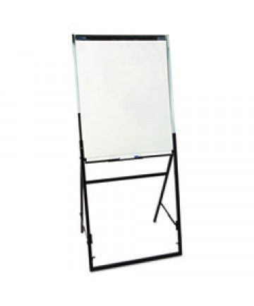 Heavy-Duty Adjustable Instant Easel Stand, 25" To 63" High, Steel, Black
