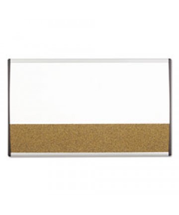 Contour Fabric Bulletin Board, 48 X 36, Light Blue, Plastic Navy Blue Frame