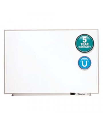 PRESTIGE EMBOSSED FOAM BULLETIN BOARD, 48 X 36, BLACK, ALUMINUM FRAME