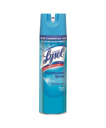 DISINFECTANT SPRAY, FRESH SCENT, 19 OZ AEROSOL SPRAY, 12/CARTON