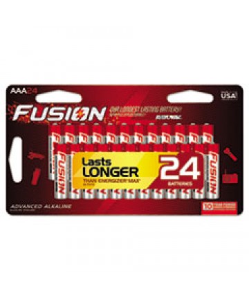 FUSION ADVANCED ALKALINE AA BATTERIES, 8/PACK