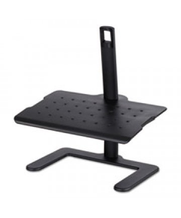 HEIGHT-ADJUSTABLE FOOTREST, 20.5W X 14.5D X 3.5 TO 21.5H, BLACK
