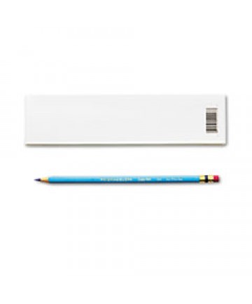 COL-ERASE PENCIL WITH ERASER, 0.7 MM, 2B (#1), NON-PHOTO BLUE LEAD, NON-PHOTO BLUE BARREL, DOZEN