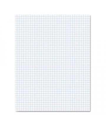 QUADRILLE PADS, 4 SQ/IN QUADRILLE RULE, 8.5 X 11, WHITE, 50 SHEETS