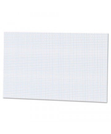 QUADRILLE PADS, 4 SQ/IN QUADRILLE RULE, 11 X 17, WHITE, 50 SHEETS
