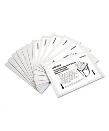 SHREDDER LUBRICANT SHEETS, 5.5" X 2.8", 24/PACK