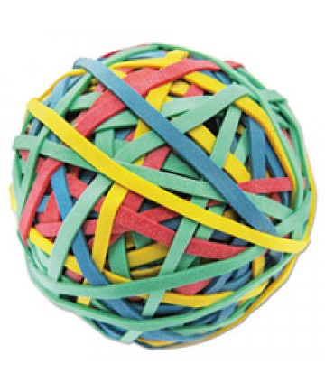 RUBBER BANDS, SIZE 54 (ASSORTED), ASSORTED GAUGES, BEIGE, 4 OZ BOX