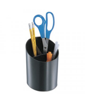 RECYCLED PLASTIC INCLINE SORTER, 5 SECTIONS, LETTER SIZE FILES, 13.25" X 9" X 9", BLACK
