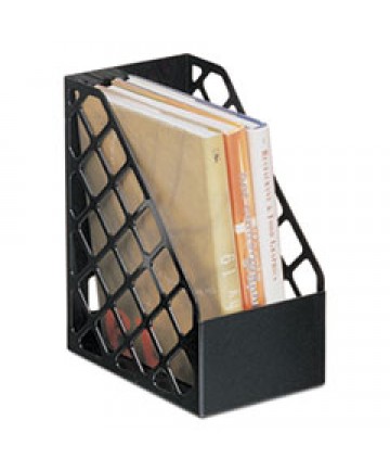 Recycled Plastic Magazine File, 11 3/4 X 3 X 9 1/2, Black
