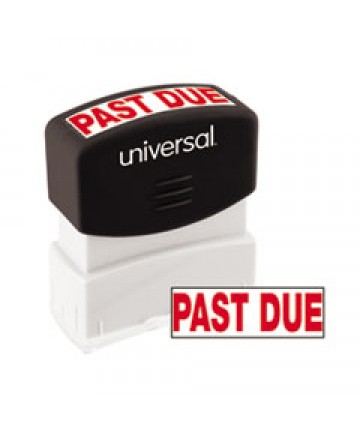Message Stamp, Paid, Pre-Inked One-Color, Red