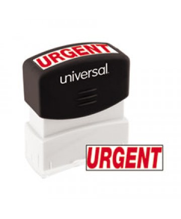 Message Stamp, Rush, Pre-Inked One-Color, Red