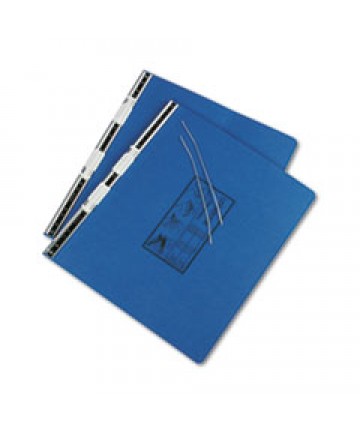 PRESSBOARD HANGING BINDER, 2 POSTS, 6" CAPACITY, 9.5 X 11, LIGHT BLUE