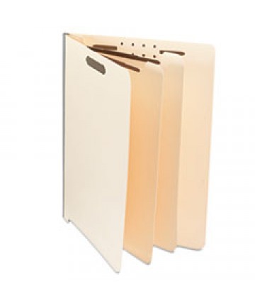 DOUBLE-PLY TOP TAB MANILA FILE FOLDERS, 1/2-CUT TABS, LEGAL SIZE, 100/BOX