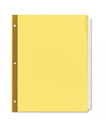 DELUXE EXTENDED INSERTABLE TAB INDEXES, 5-TAB, 11 X 8.5, BUFF, 6 SETS