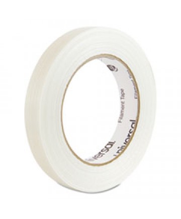 120# UTILITY GRADE FILAMENT TAPE, 3" CORE, 18 MM X 54.8 M, CLEAR