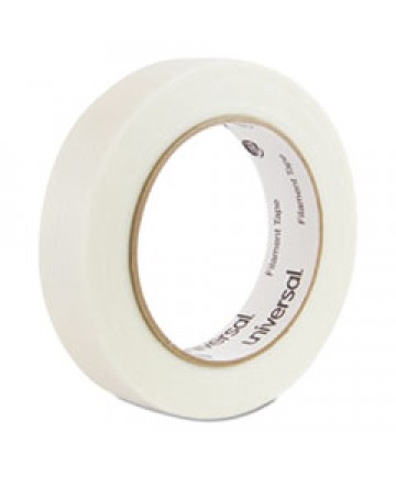 120# UTILITY GRADE FILAMENT TAPE, 3" CORE, 24 MM X 54.8 M, CLEAR