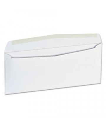 BUSINESS ENVELOPE, #10, COMMERCIAL FLAP, GUMMED CLOSURE, 4.13 X 9.5, WHITE, 500/BOX
