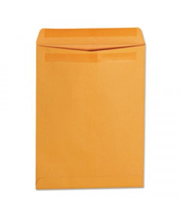 KRAFT CLASP ENVELOPE, #90, SQUARE FLAP, CLASP/GUMMED CLOSURE, 9 X 12, BROWN KRAFT, 100/BOX