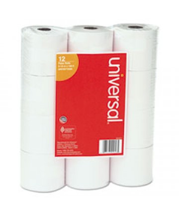 DIRECT THERMAL PRINTING PAPER ROLLS, 1.75" X 230 FT, WHITE, 10/PACK