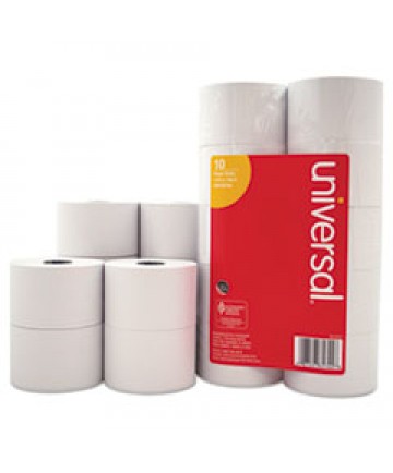 IMPACT AND INKJET PRINT BOND PAPER ROLLS, 0.5" CORE, 2.25" X 150 FT, WHITE, 12/PACK