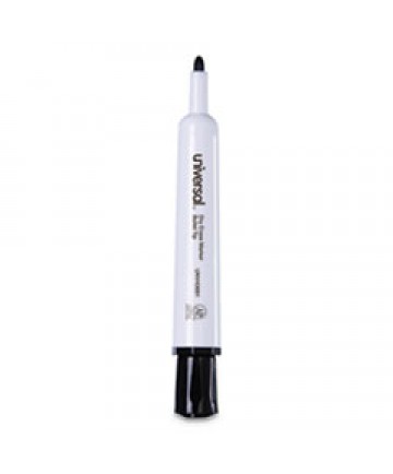 DRY ERASE MARKER, MEDIUM BULLET TIP, BLACK, DOZEN